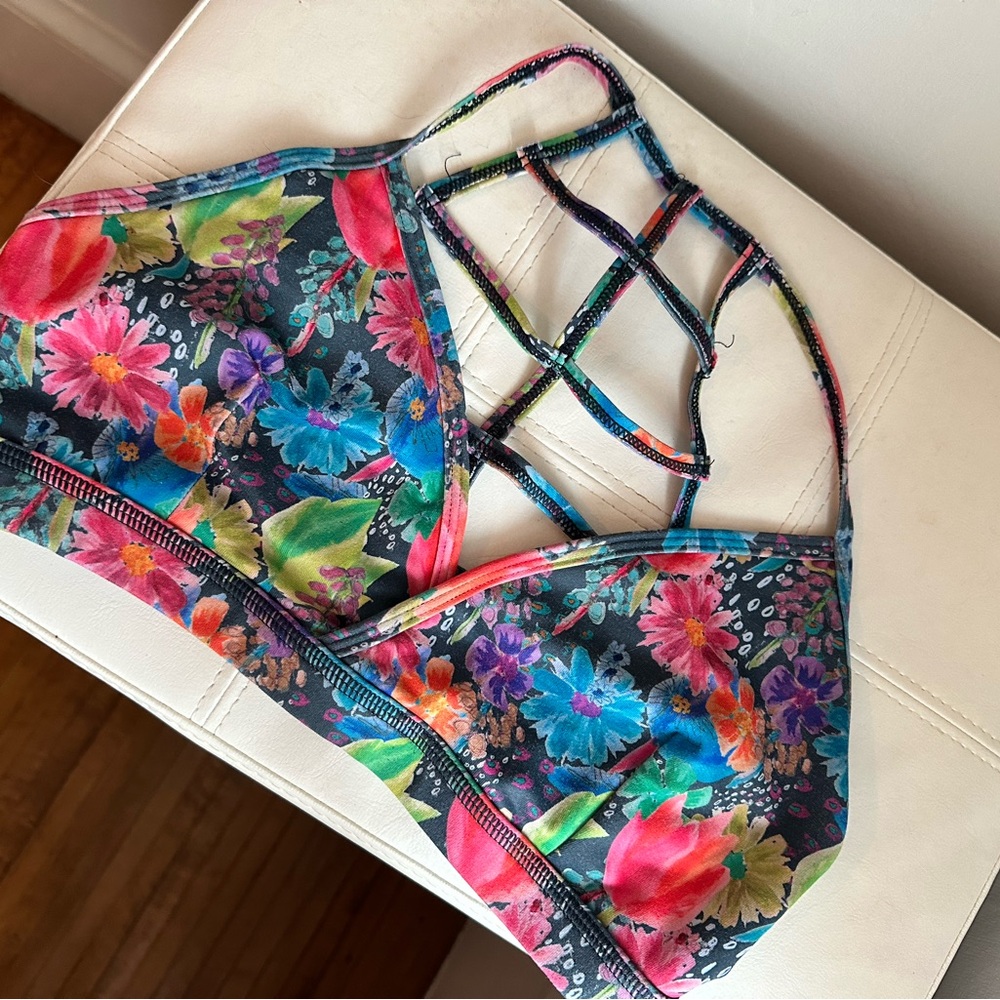 Born Primitive Vibrant Floral Sports Bra